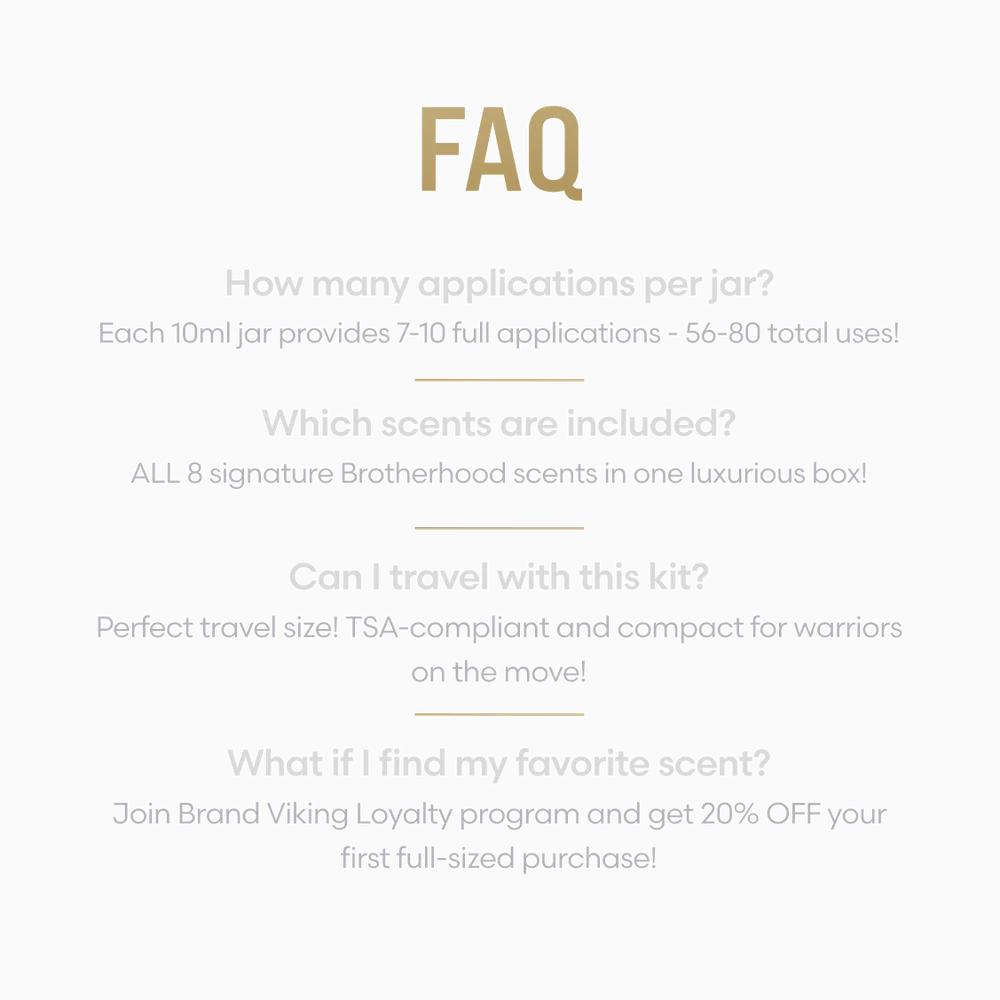 the beard struggle BALM SAMPLER KIT 8 scents - Afbeelding 5