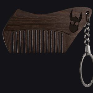 Traveling can be a pain in the hair, but you're not in danger of tangling anymore thanks to this durable keychain comb.