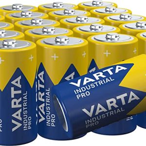 Deze Varta Industrial alkaline C batterijen van 1,5V zijn ideaal voor apparaten met een hoog energieverbruik. Deze engelse staaf batterijen bevatten geen schadelijke zware metalen zoals kwik, lood en cadmium.
