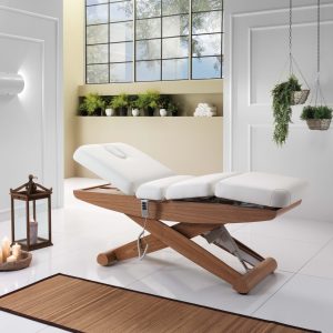 XanitaliaPro Colonial Wood Spa elektrisch massagebed zeer professionele en degelijke massagetafel , waar u uw klant echt op behandelen kan, zonder dat de tafel alle kanten op beweegt tijdens inspannende of ontspannende massage of andere behandelsessies
