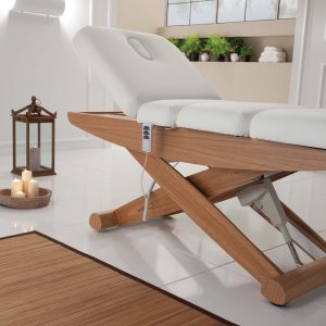 XanitaliaPro Colonial Wood Spa elektrisch massagebed zeer professionele en degelijke massagetafel , waar u uw klant echt op behandelen kan, zonder dat de tafel alle kanten op beweegt tijdens inspannende of ontspannende massage of andere behandelsessies