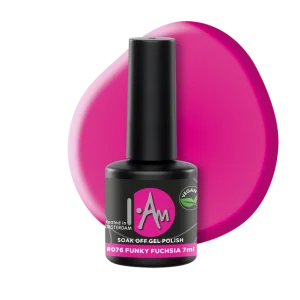 I.Am Soak Off Gel Polish #076 Funky Kuchsia (7ml)