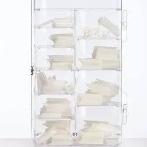 Xanitalia Nagel Tips Natural (250 Stuks) 10 groottes, 25 nageltips per grootte. Kunstof  Nageltips in verschillende materialen en vormen worden op nagels aangebracht om ze te verlengen, te reconstrueren, en ze te beschermen.