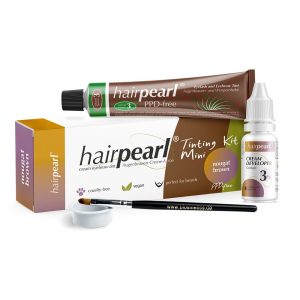 HAIRPEARL TINTING KIT MINI PPD VRIJ NR. 3 - NOUGAT BRUIN