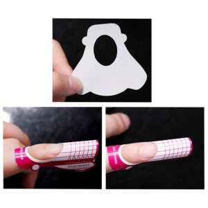 Handig voor nagelverlengingen. Rol nagelverlengingspapier. Met nagelvormen uitgerust met millimetering kunt u de ideale maat kiezen. Standaard wegwerpverlengpapier, aanpasbaar aan elke nagel. Geschikt voor reconstructie zonder tip. Onmisbaar accessoire voor de reconstructie van natuurlijke nagels!