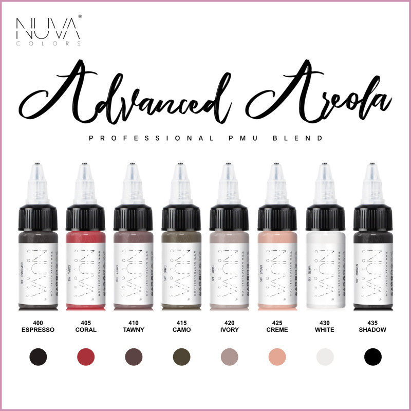 Nuva Colors Areola Collection Set - 8 x 15 ml (Reach-conform)