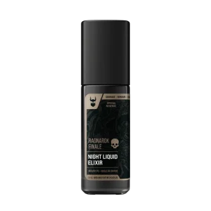 The Beard Struggle SPECIAL RESERVE NIGHT Liquid Tonic Beard Oil - RAGNAROK FINALE Neem contact met ons op, als u als kapsalon, verkooppunt voor the beard struggle wilt worden. ( 1 verkooppunt per stad / stadssdeel ) De day liquid baardolie is voor verzorging, voeding en bescherming voor overdag. De Night liquid baardolie is voor verzorging, voeding en herstel 's nachts. Een mooie vloeibare baardolie die heerlijk ruikt. door de vloeibare samenstelling verdeeld de olie beter, trekt beter in , voedt beter en is veel zuiniger in gebruik/ de baardolie van the beard struggle geeft geen vieze vette of plakkeringe baard, zoals andere olieen wel vaak veroorzaken. Herontdek de charme van vervlogen tijden met Special Reserve Scents van The Beard Struggle. Deze uit het assortiment genomen geuren vatten de essentie van vervlogen tijden samen en geven je verzorgingsroutine een vleugje nostalgie en een vleugje mannelijke mystiek. Elke geur vertelt een verhaal en roept herinneringen op aan dagen waarin ridderlijkheid en avontuur hoogtij vierden. Til je verzorgingsroutine naar een hoger niveau en geniet van de tijdloze elegantie van Special Reserve Scents. – een reis naar het verleden, verpakt in een fles. Herontdek de charme van vervlogen tijden met Special Reserve Scents van The Beard Struggle. Deze uit het assortiment genomen geuren vatten de essentie van vervlogen tijden samen en geven je verzorgingsroutine een vleugje nostalgie en een vleugje mannelijke mystiek. Elke geur vertelt een verhaal en roept herinneringen op aan dagen waarin ridderlijkheid en avontuur hoogtij vierden. Til je verzorgingsroutine naar een hoger niveau en geniet van de tijdloze elegantie van Special Reserve Scents. – een reis naar het verleden, verpakt in een fles.