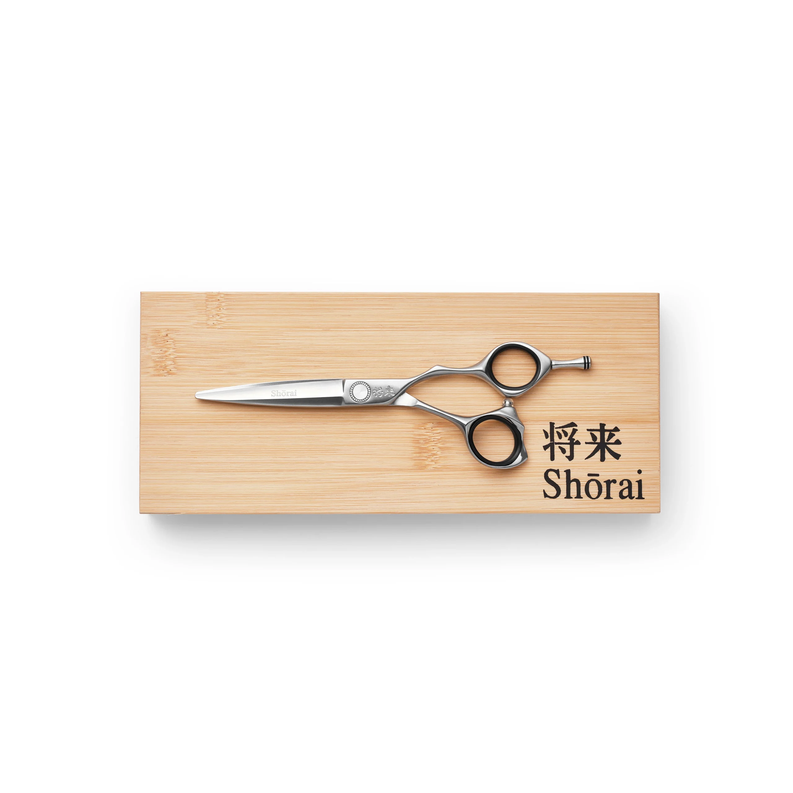 Shōrai Katana 5.5 Geborsteld Zilver Kappersschaar NIEUW ! verkrijgbaar bij het Kapperhuys in Heerhugowaard