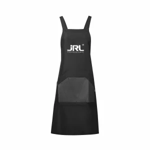JRL Stylistenschort zwart Zwart lang Kappersschort met JRL professional LOGO