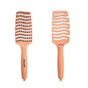 Max Pro Detangler Brush – Blush Peach